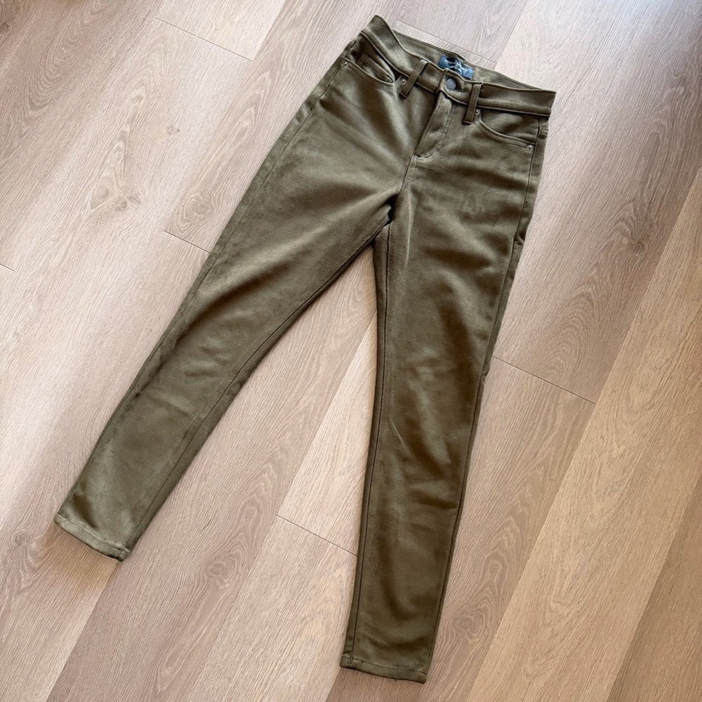 Banana Republic Faux Suede Skinny Pants